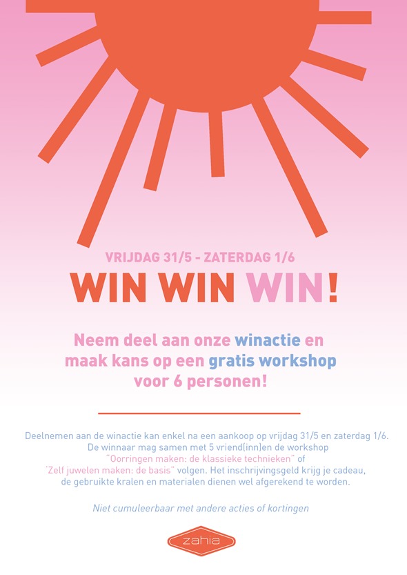 workshop winactie, andere kleuren