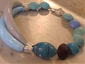 Halssnoer met Murano-glas