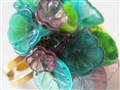 Bloemen en blaadjes: glasjuwelen met vintage Murano-glas