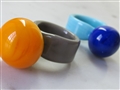 Unieke ring van Venetiaans glas